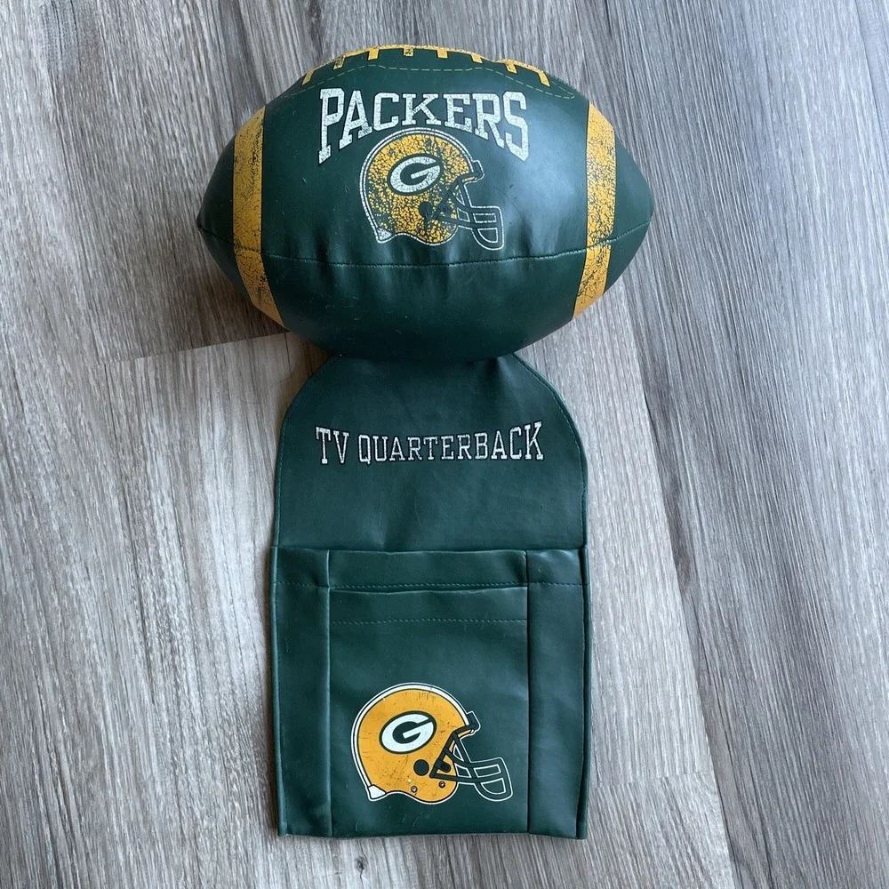 Green Bay Packers TV Quarterback Armchair Remote Control Holder Dad Gift